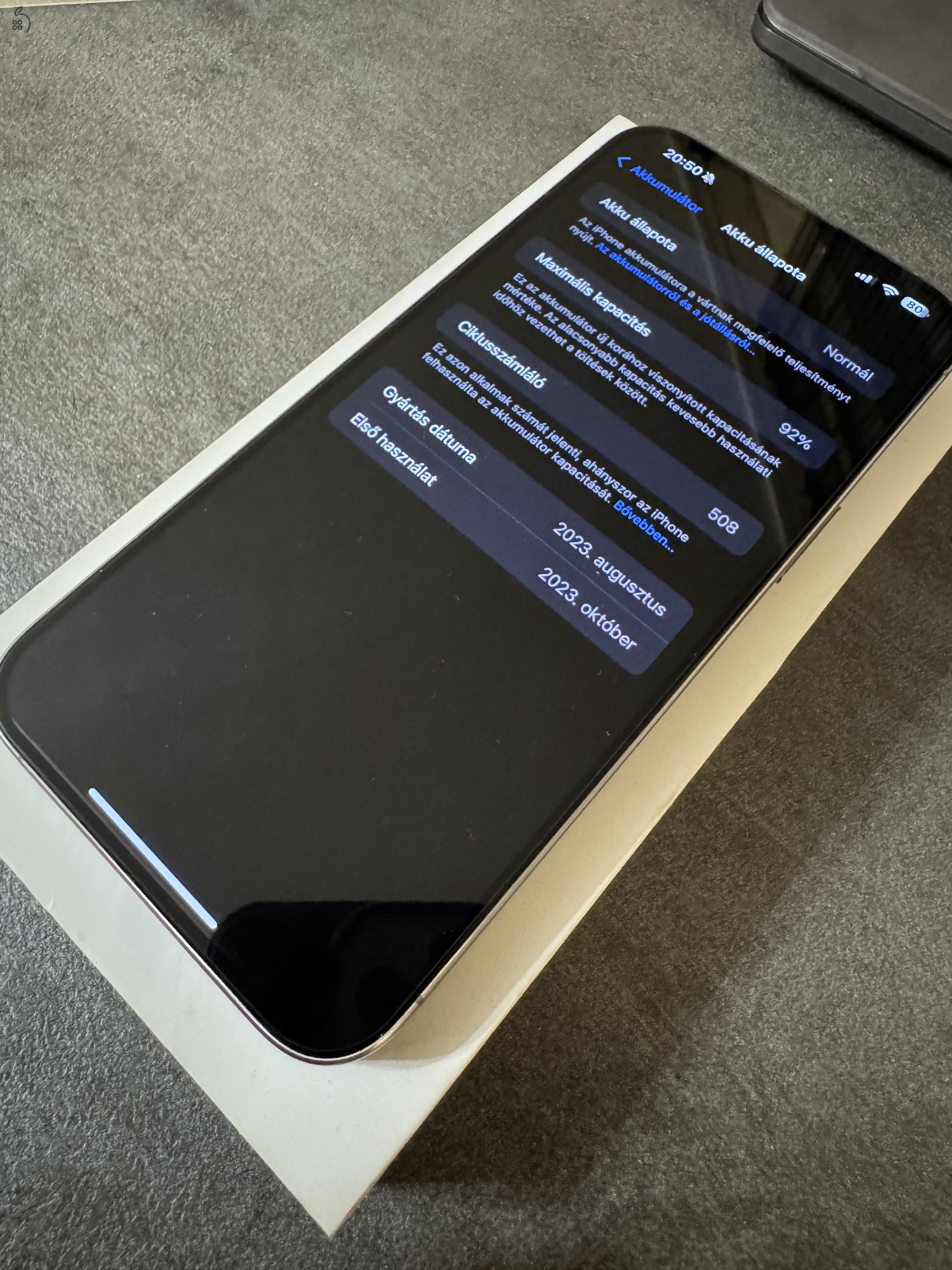 Iphone 15 pro max 256gb