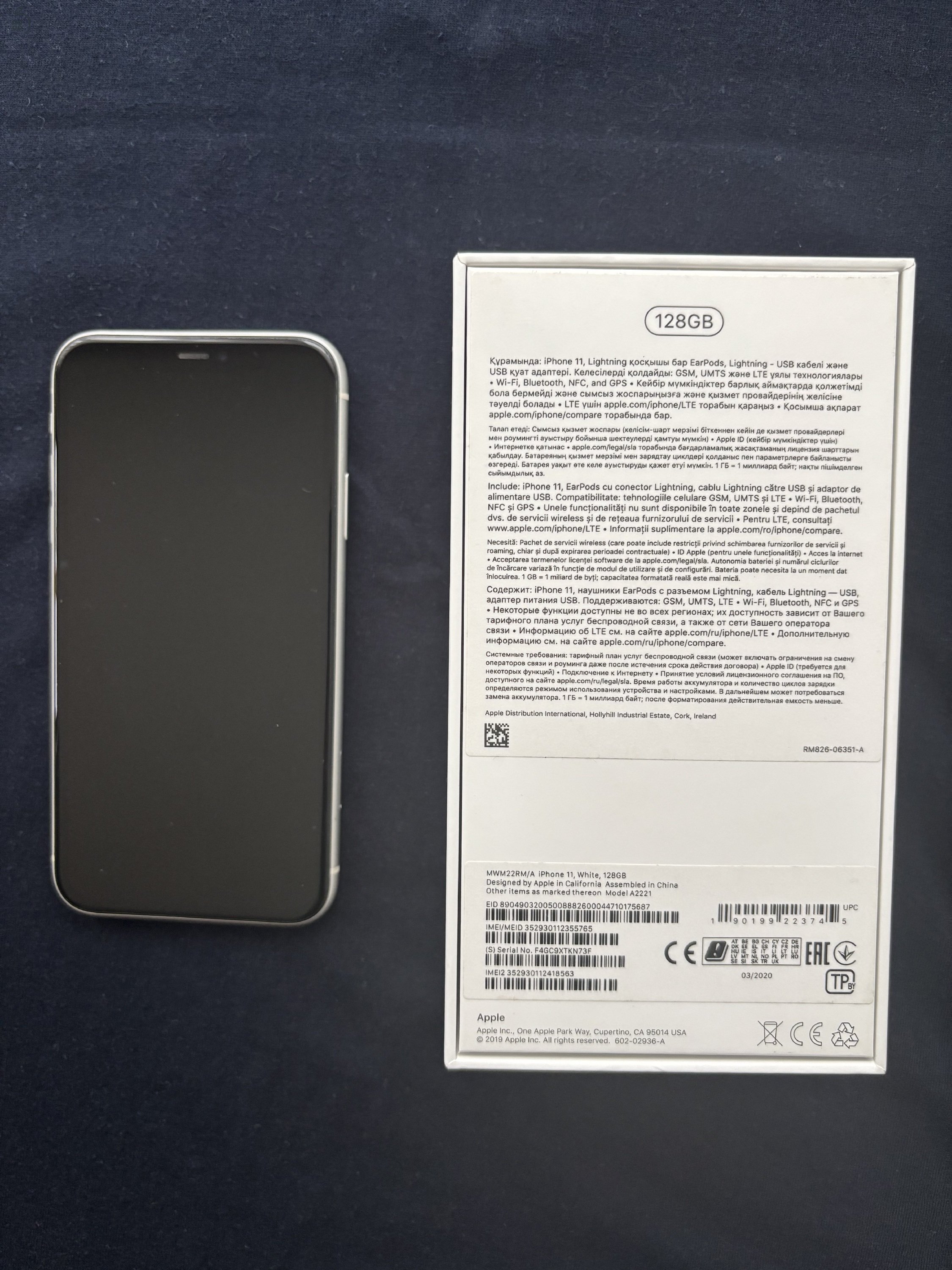 iPhone 11 fehér 128 GB kártyafüggetlen