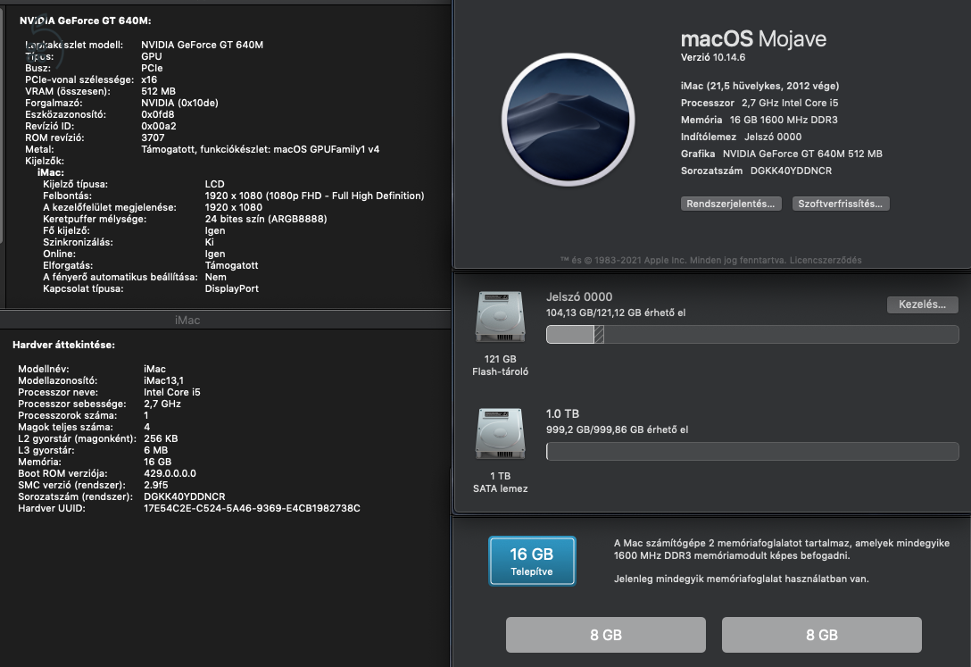  iMac 21,5