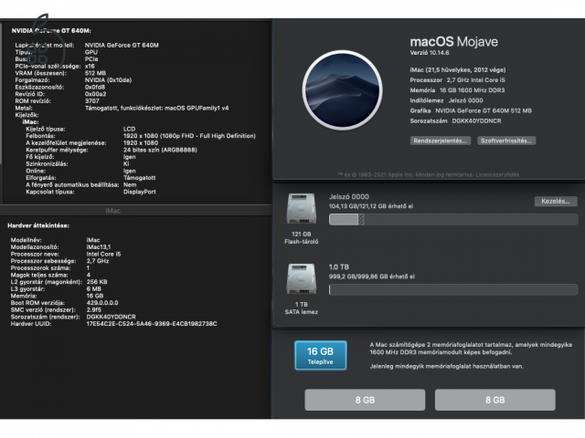  iMac 21,5