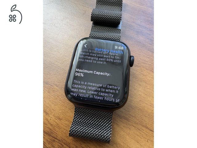 Apple Watch Series 9 - milánói/milanese szíjjal
