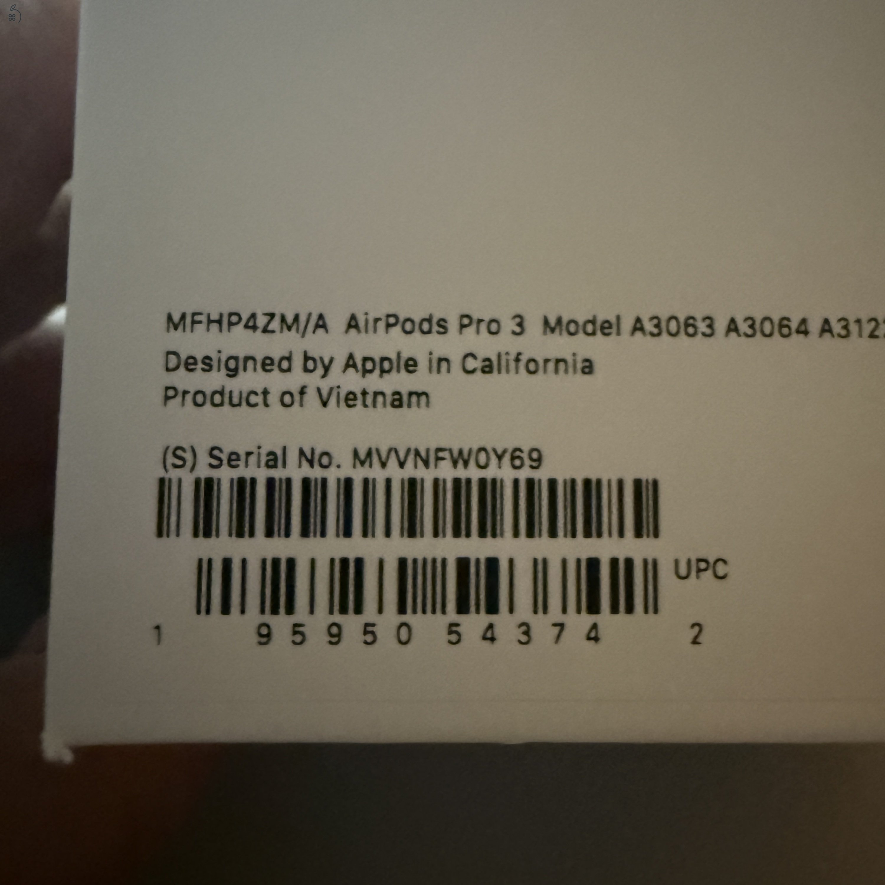 AirPods Pro 3 gen. Új