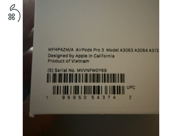 AirPods Pro 3 gen. Új