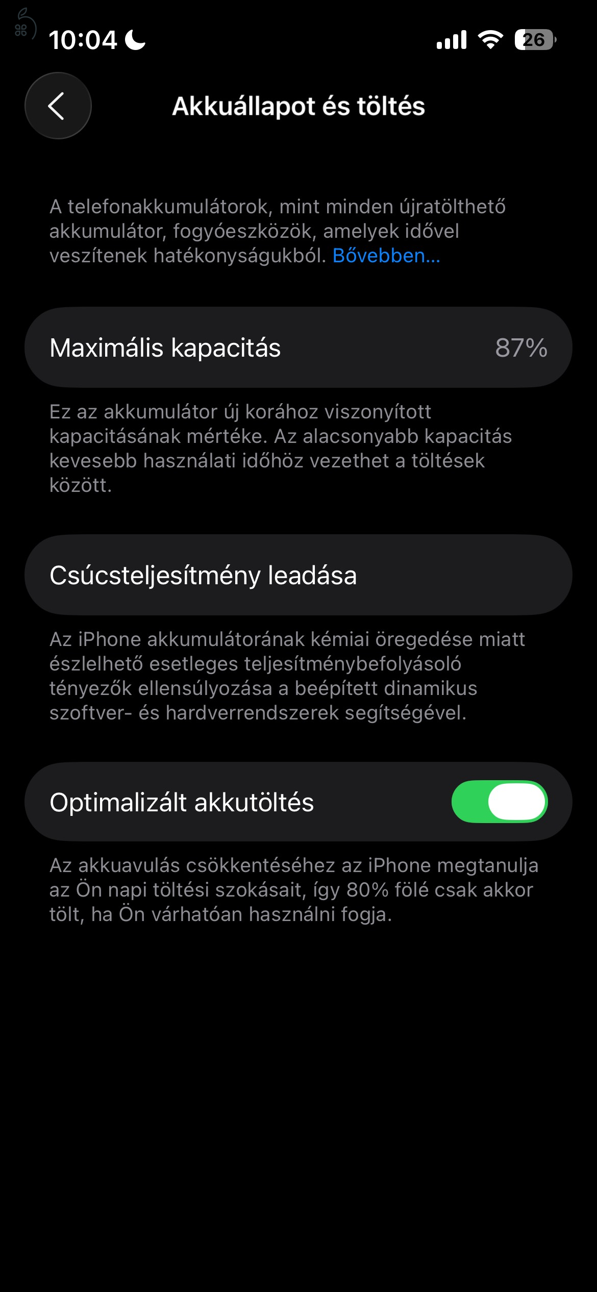 Iphone 13 128GB csillagfény 87% akku