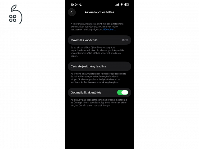 Iphone 13 128GB csillagfény 87% akku
