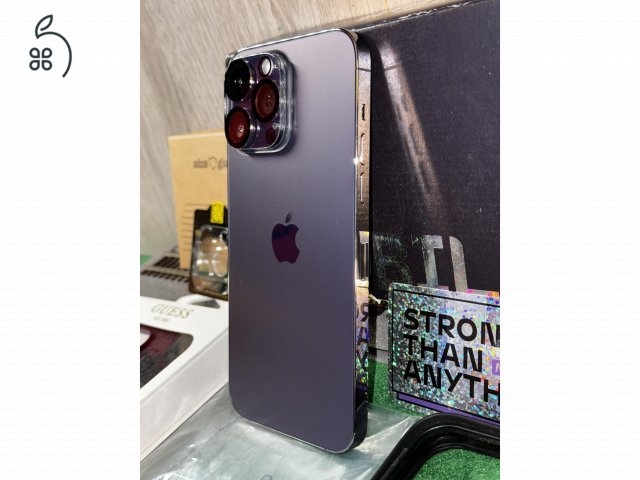 Apple iPhone 14 ProMax mobiltelefon, karcmentes, hibátlan, újszerű állapotban, sok + ajándékkal !!!