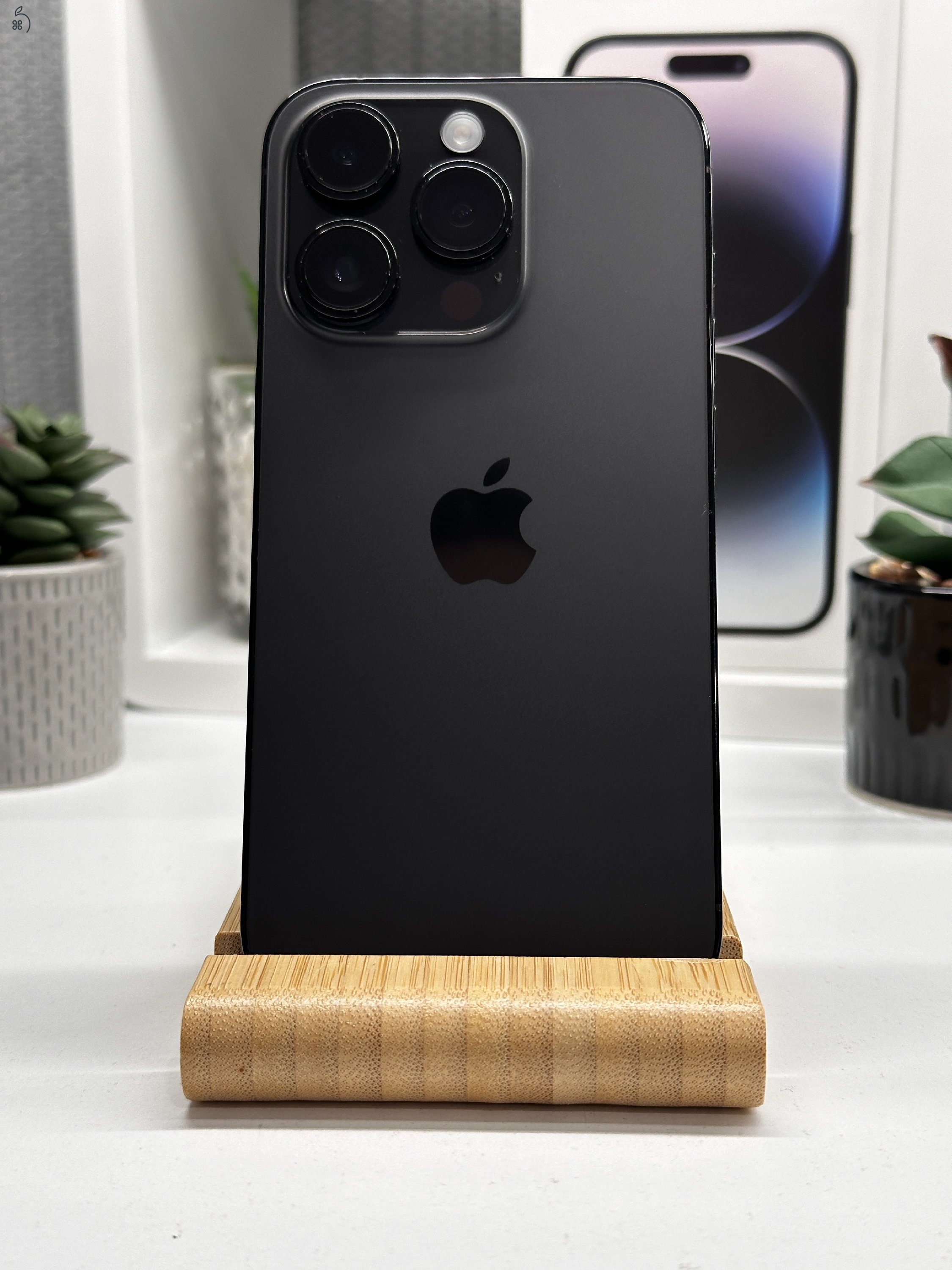 iPhone 14 Pro 128GB Fekete, Független - 1 Év Garancia, Számla