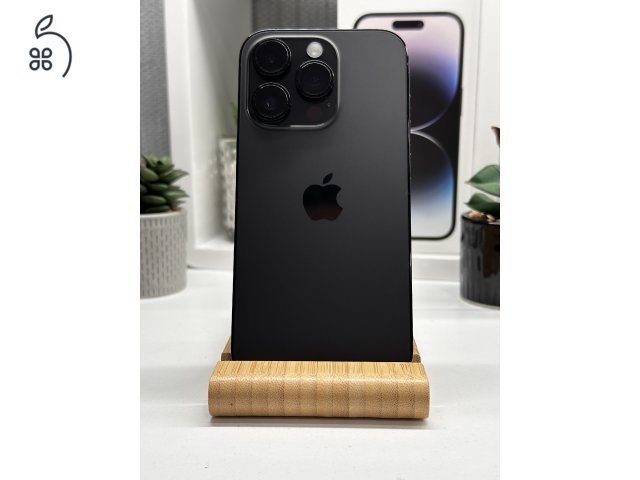 iPhone 14 Pro 128GB Fekete, Független - 1 Év Garancia, Számla