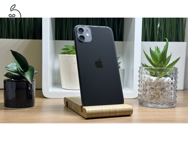 iPhone 11 128GB Fekete, Független - 1 Év Garancia, Számla