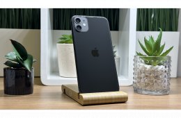iPhone 11 128GB Fekete, Független - 1 Év Garancia, Számla