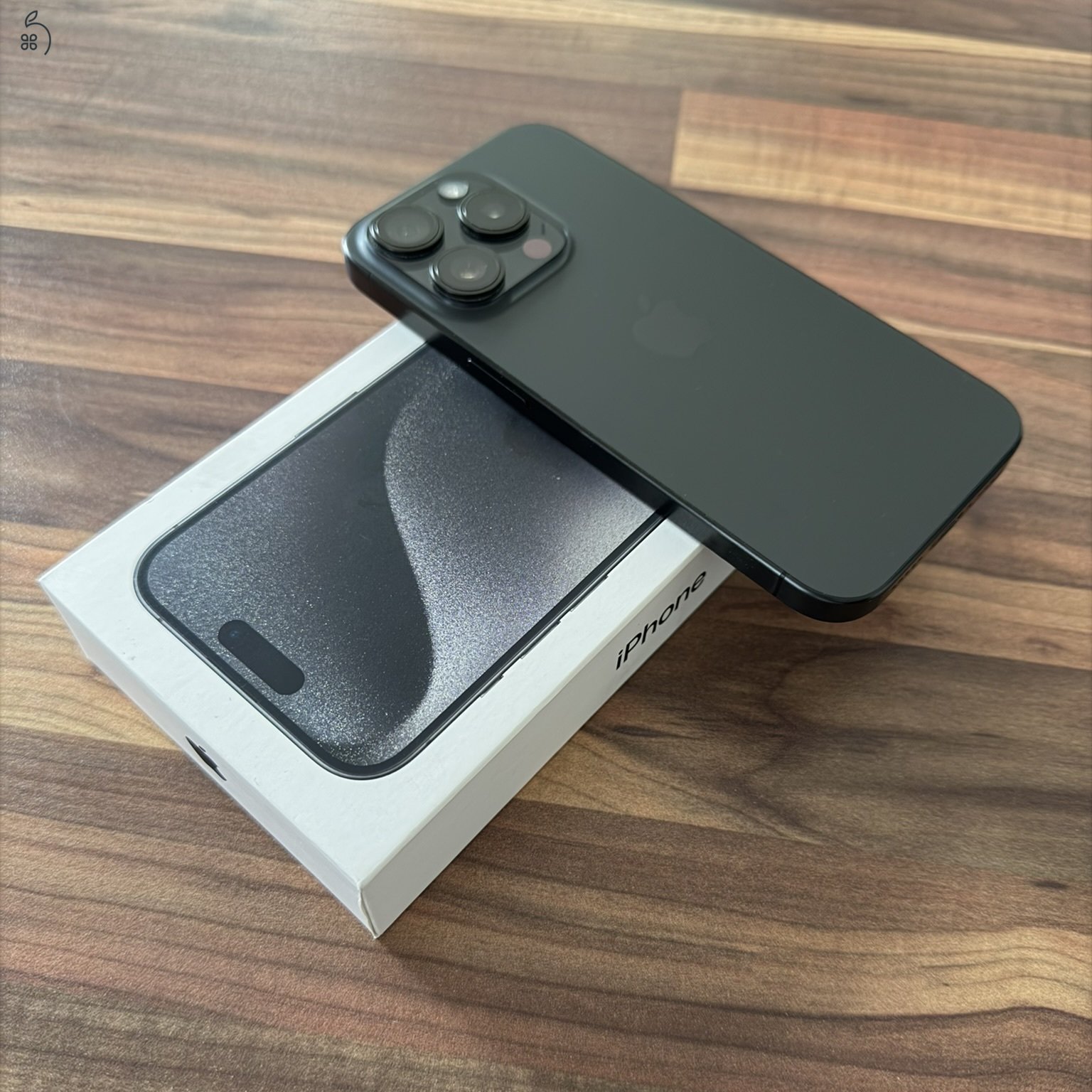 iPhone 15 PRO 128GB Black Titanium újszerű