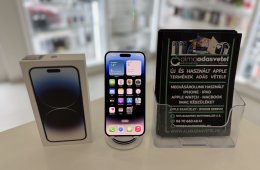 iPhone 14 Pro Max 128GB Független Újszerű/1-3 hónap gar./Akku 85%/p4492