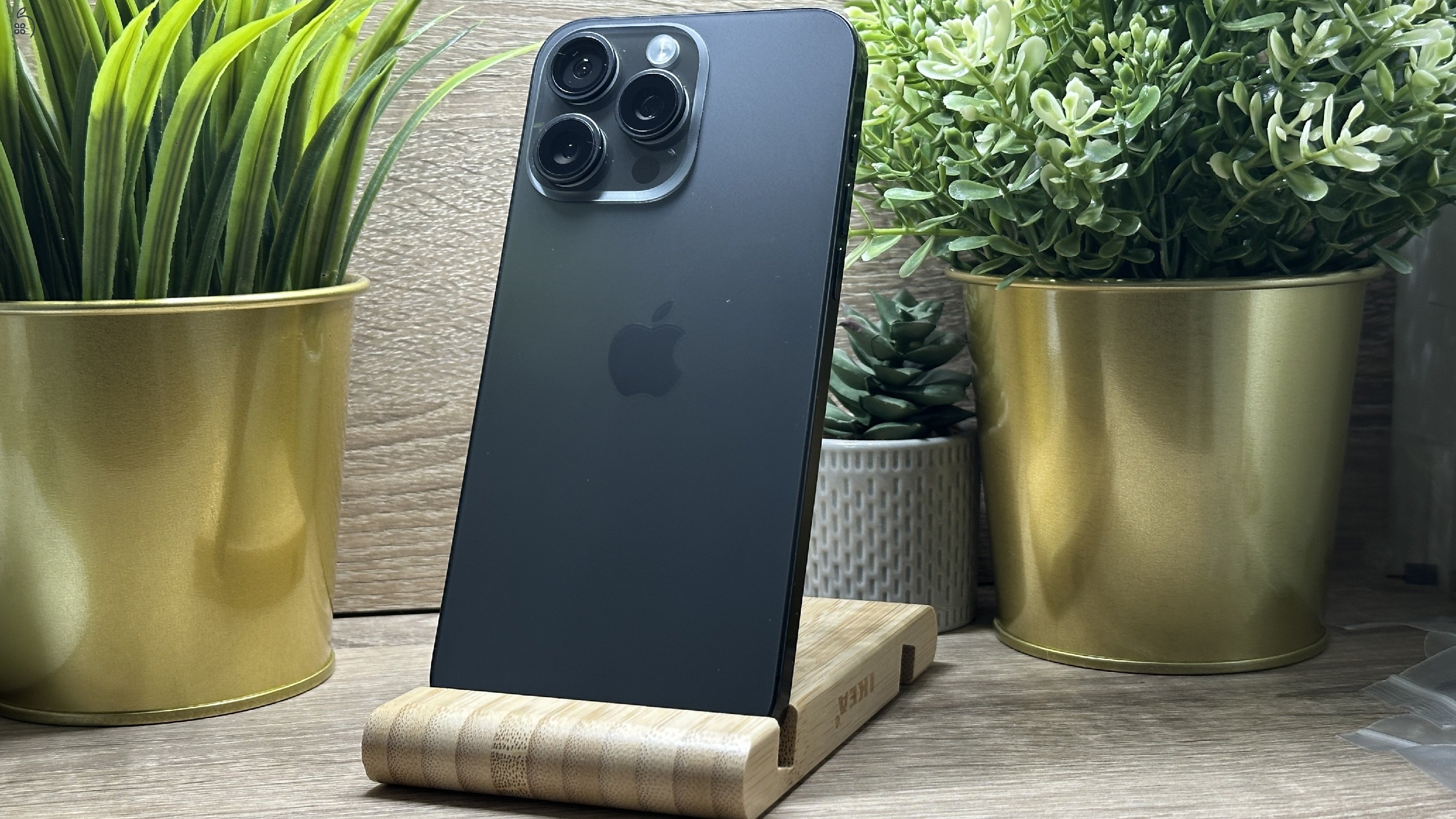  iPhone 15 Pro Max 512GB Fekete, Független - 1 Év Garancia, Számla 
