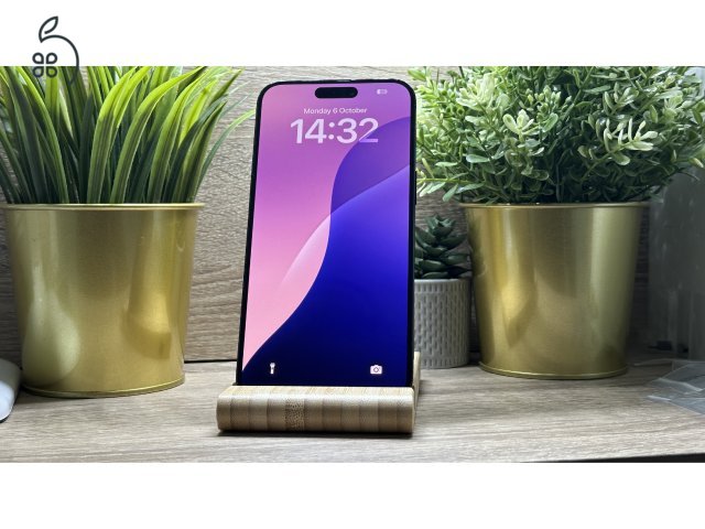  iPhone 15 Pro Max 512GB Fekete, Független - 1 Év Garancia, Számla 
