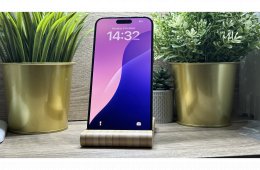  iPhone 15 Pro Max 512GB Fekete, Független - 1 Év Garancia, Számla 
