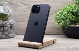 iPhone 15 Black 256GB 2 ÉV Garanciával Számlával 100% Akksi
