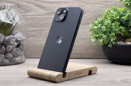 iPhone 15 Black 256GB 2 ÉV Garanciával Számlával 100% Akksi