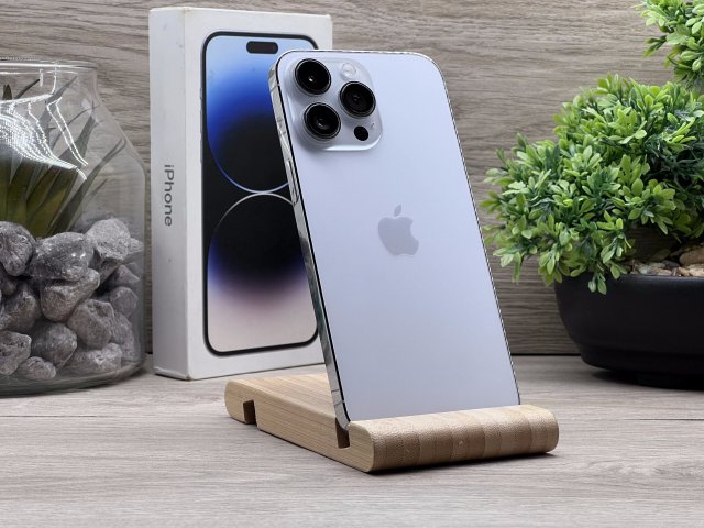 iPhone 14 Pro Max Silver 128GB 2 ÉV Garanciával Számlával 93% Akksi