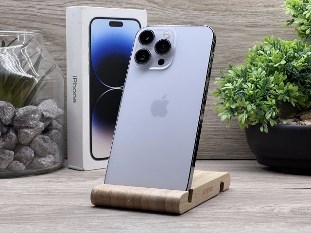 iPhone 14 Pro Max Silver 128GB 2 ÉV Garanciával Számlával 93% Akksi
