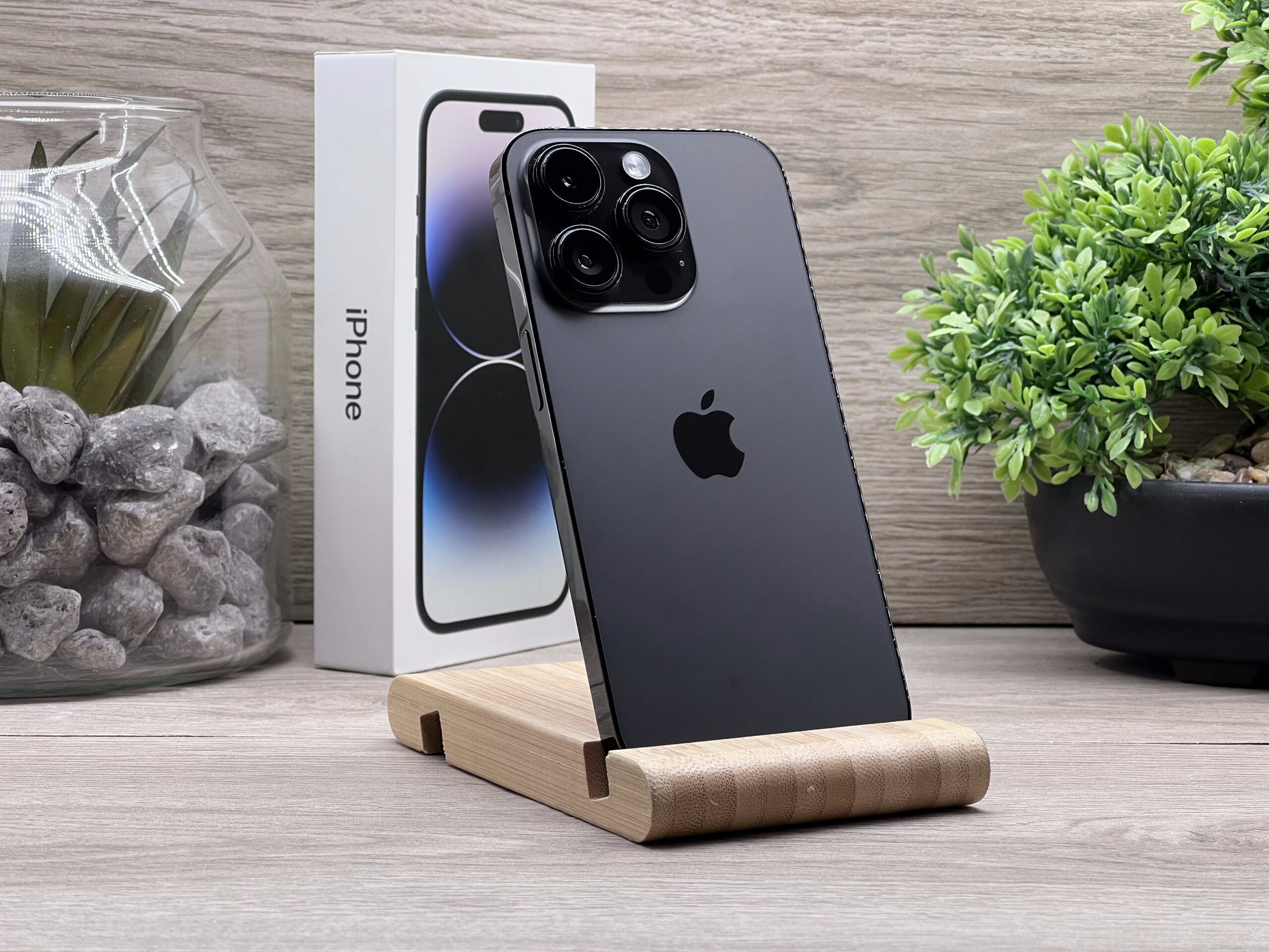iPhone 14 Pro Space Gray 128GB 2 ÉV Garanciával Számlával 100% Akksi