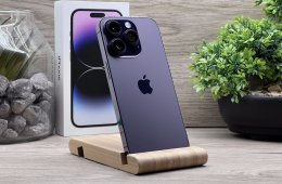 iPhone 14 Pro Deep Purple 128GB 2 ÉV Garanciával Számlával 93% Akksi