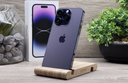 iPhone 14 Pro Deep Purple 128GB 2 ÉV Garanciával Számlával 93% Akksi