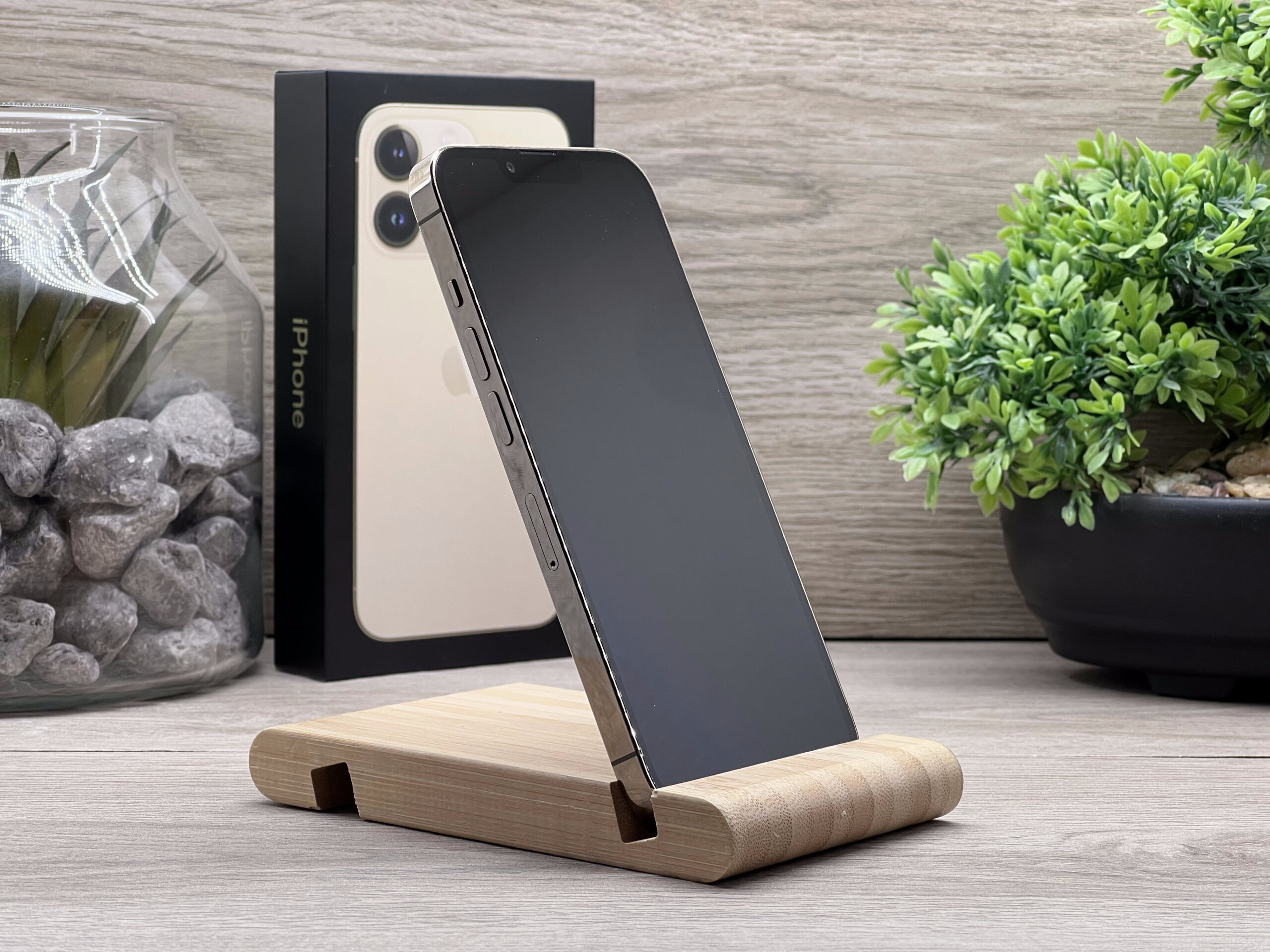 Hibátlan iPhone 13 Pro Gold 128GB 2 ÉV Garanciával Számlával 100% Akksi