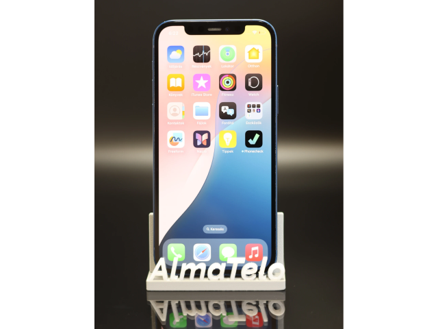 Apple iPhone 12 64 GB Blue 100% akku - 12 HÓ GARANCIA