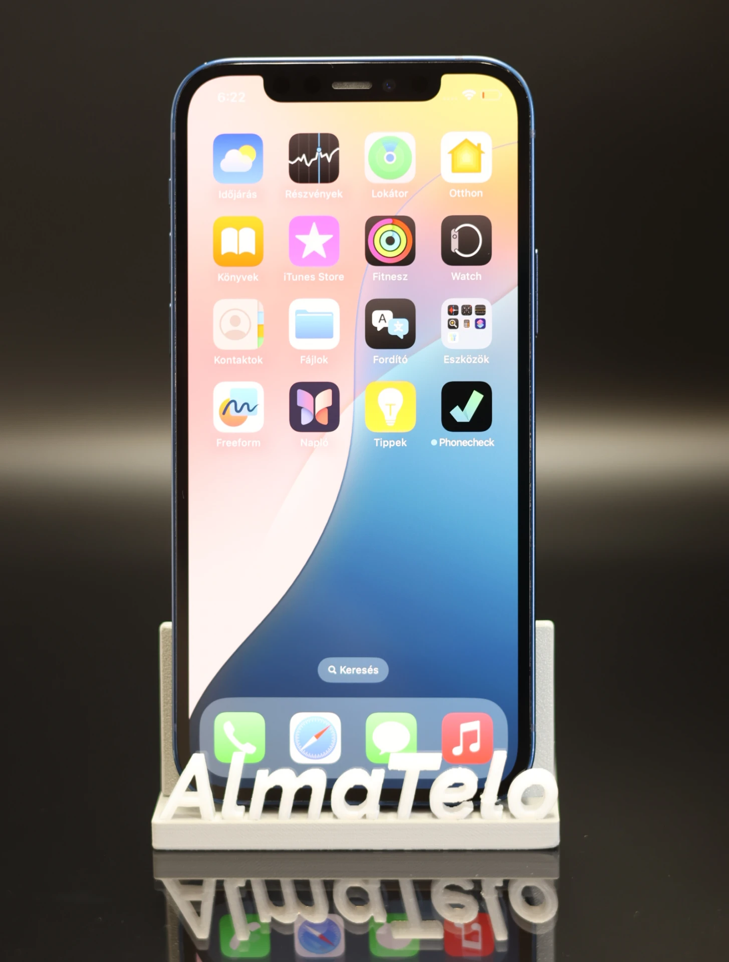 Apple iPhone 12 64 GB Blue 100% akku - 12 HÓ GARANCIA
