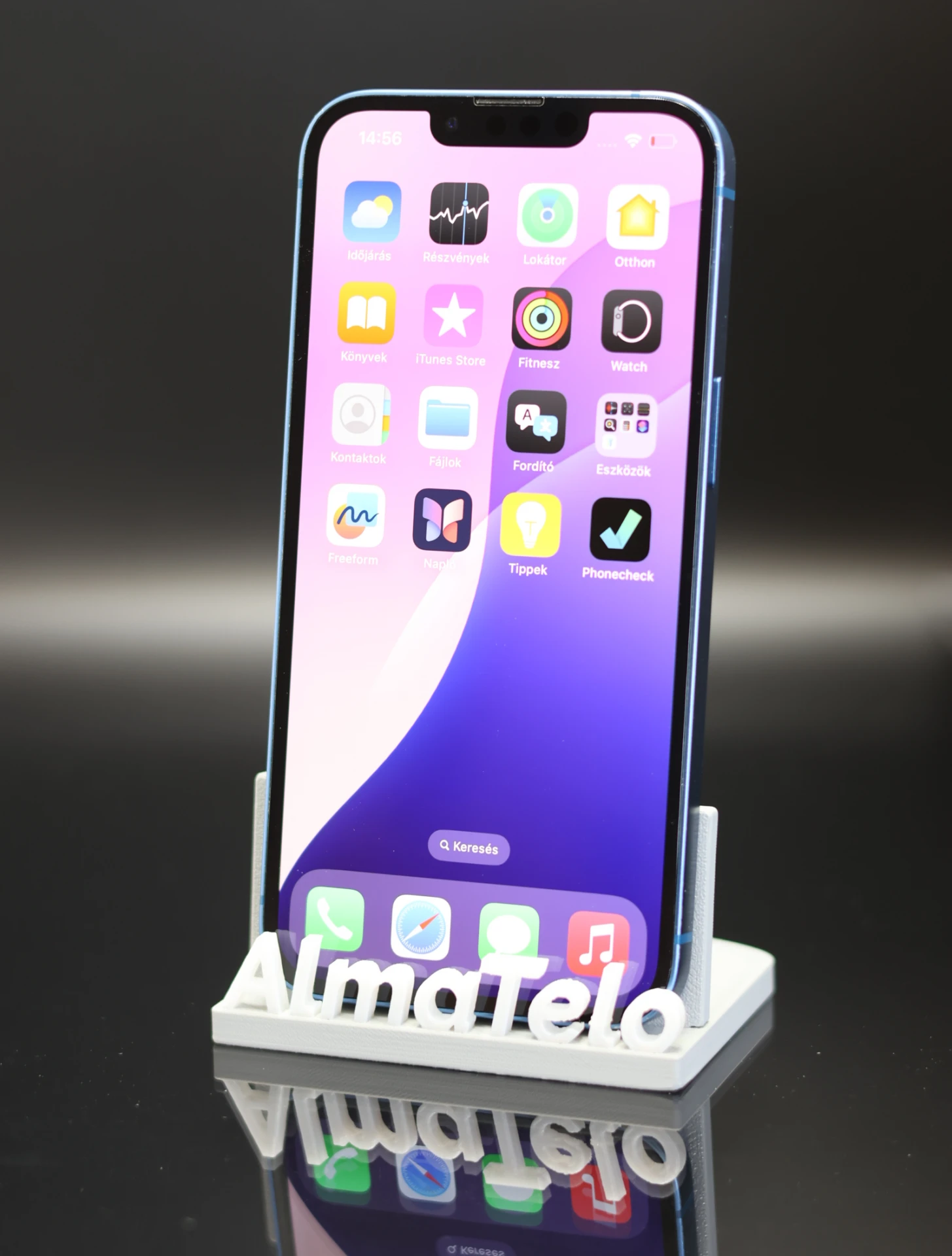 Apple iPhone 13 256 GB Blue 100% akku - 12 HÓ GARANCIA