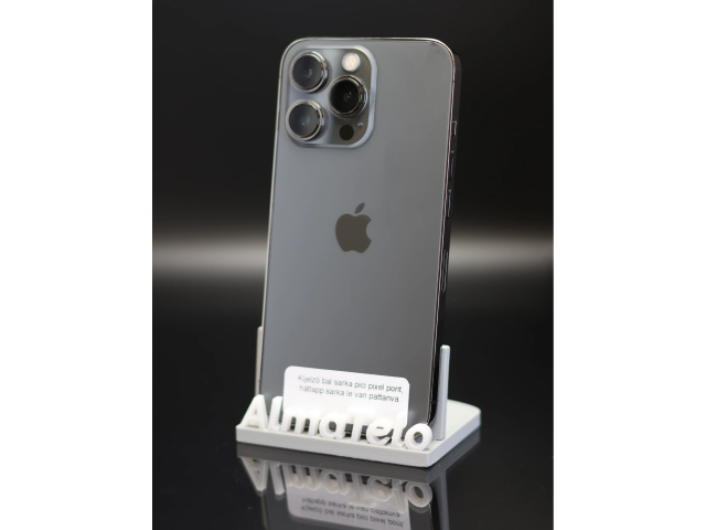 Apple iPhone 13 Pro 256 GB Graphite 100% akku - 12 HÓ GARANCIA