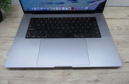 Apple MacBook Pro 16 (2021, M1 Pro) – Liquid Retina XDR, ProMotion 120 Hz, 32 GB RAM – 512 GB SSD – Használt, karcmentes (USA bill.) – 84% akku (208 ciklus) – 3 hónap garancia