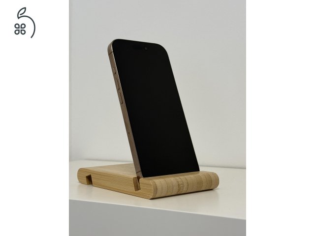 GYÖNYÖRŰ iPhone 16 Pro 128GB Desert Titanium -1 ÉV GARANCIA - Kártyafüggetlen, MS3674, 99% Akksi