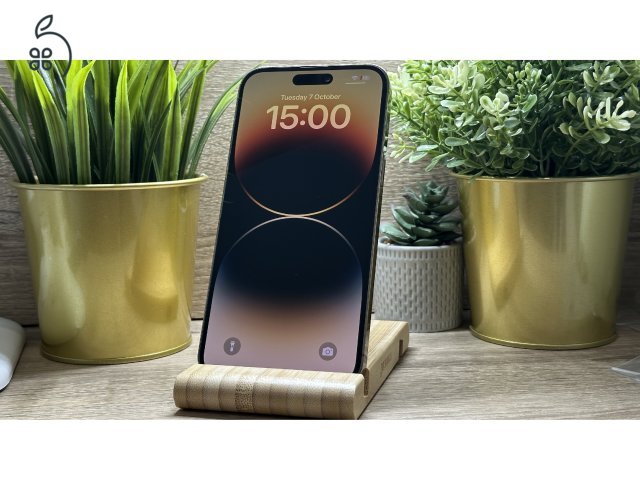 iPhone 14 Pro Max 128GB Arany, Független - 1 Év Garancia, Számla