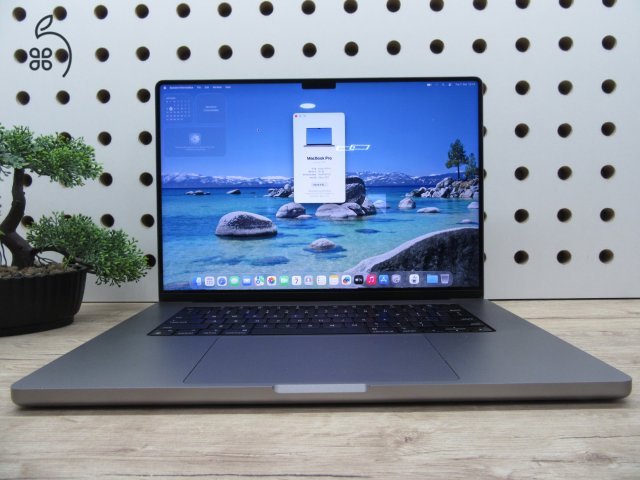 Apple MacBook Pro 16 (2021, M1 Pro) – Liquid Retina XDR, ProMotion 120 Hz – 32 GB RAM / 512 GB SSD – Használt, karcmentes (USA bill.) – 86% akku (209 ciklus) – 3 hónap garancia