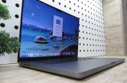 Apple MacBook Pro 16 (2021, M1 Max) – Liquid Retina XDR, 120 Hz ProMotion, 32-magos GPU – 32 GB / 500 GB – Használt, karcmentes – 43 ciklus – 3 hónap garancia - USA bill