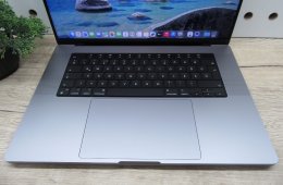 Apple MacBook Pro 16 (2021, M1 Pro) – Liquid Retina XDR, ProMotion 120 Hz – 32 GB RAM / 512 GB SSD – Használt, szép állapot – 86% akku (463 ciklus) – 3 hónap garancia