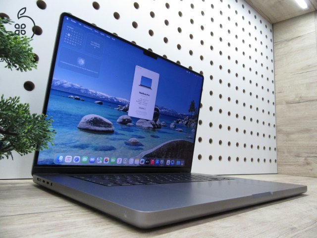 Apple MacBook Pro 16 (2021, M1 Pro) – Liquid Retina XDR, ProMotion 120 Hz – 32 GB RAM / 512 GB SSD – Használt, szép állapot – 86% akku (463 ciklus) – 3 hónap garancia