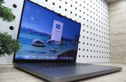 Apple MacBook Pro 16 (2021, M1 Pro) – Liquid Retina XDR, ProMotion 120 Hz – 32 GB RAM / 512 GB SSD – Használt, szép állapot – 86% akku (463 ciklus) – 3 hónap garancia
