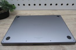 Apple MacBook Pro 16 (2021, M1 Pro) – Liquid Retina XDR, ProMotion 120 Hz – 16 GB RAM / 1 TB SSD – Használt, karcmentes – 87% akku (107 ciklus) – 3 hónap garancia