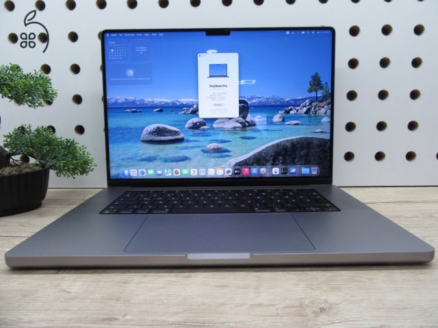 Apple MacBook Pro 16 (2021, M1 Max) – Liquid Retina XDR, ProMotion 120 Hz, 32-magos GPU – 32 GB RAM / 1 TB SSD – Használt, karcmentes – 80% akku (603 ciklus) – 3 hónap garancia