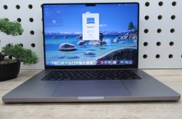 Apple MacBook Pro 16 (2021, M1 Max) – Liquid Retina XDR, ProMotion 120 Hz, 32-magos GPU – 32 GB RAM / 1 TB SSD – Használt, karcmentes – 80% akku (603 ciklus) – 3 hónap garancia