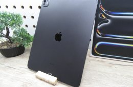 Apple iPad Pro 13″ (M4) – Ultra Retina XDR (Tandem OLED), ProMotion 120 Hz, Pencil Pro – 256 GB – Használt, karcmentes – Wi-Fi – Garancia 2025. 05. 29-ig