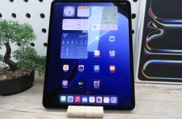 Apple iPad Pro 13″ (M4) – Ultra Retina XDR (Tandem OLED), ProMotion 120 Hz, Pencil Pro – 256 GB – Használt, karcmentes – Wi-Fi – Garancia 2025. 05. 29-ig