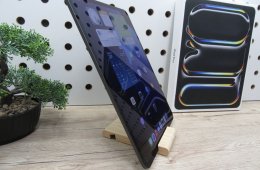 Apple iPad Pro 13″ (M4) – Ultra Retina XDR (Tandem OLED), ProMotion 120 Hz, Pencil Pro – 256 GB – Használt, karcmentes – Wi-Fi – Garancia 2025. 05. 29-ig