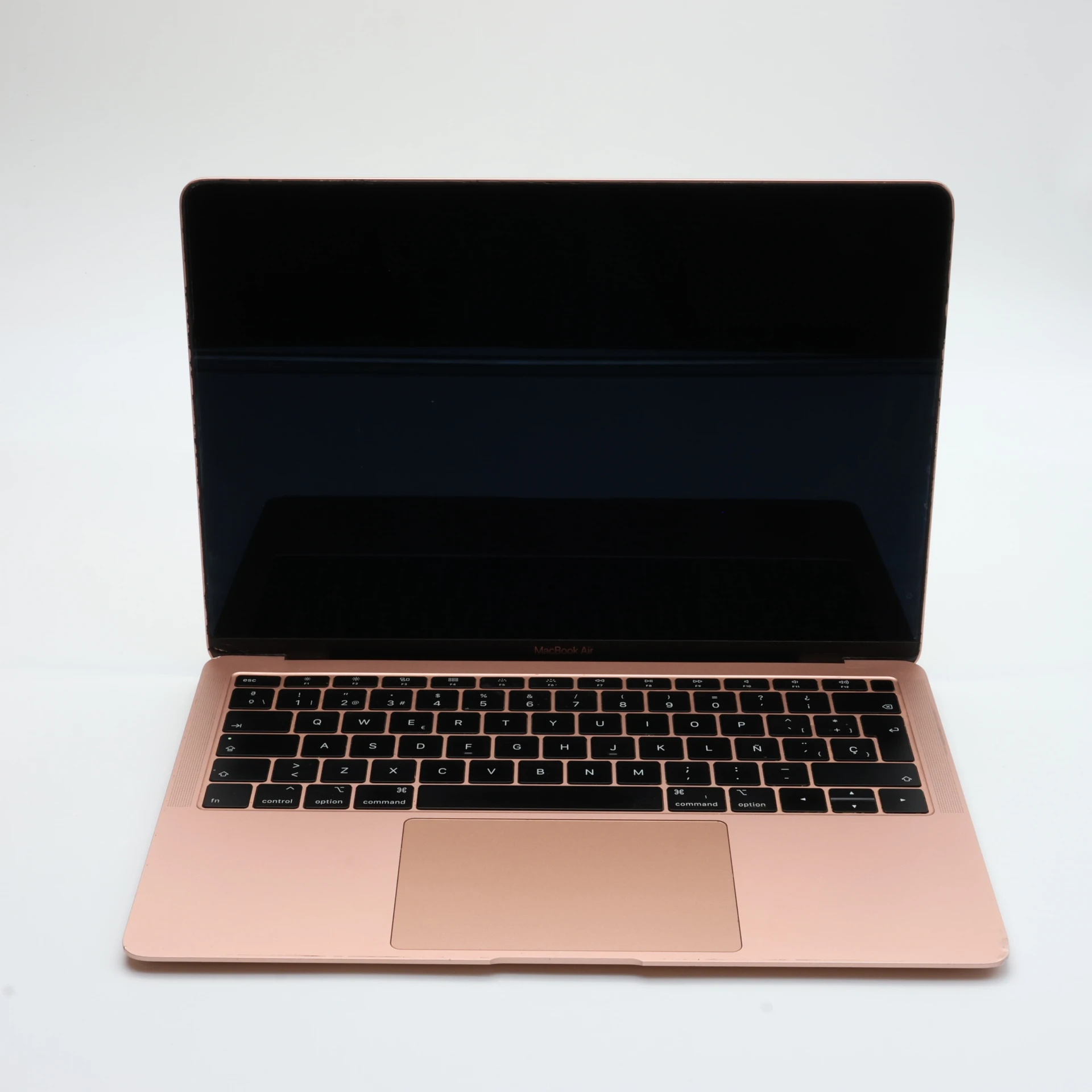 !! 1 ÉV GARANCIA !! Apple MacBook Air 13″ 2019 i5 128 GB 8 GB RAM Gold 91% EU Bill – Kis repedés a kijelző alján