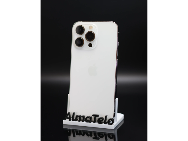 Apple iPhone 13 Pro 128 GB Silver 100% akku - 12 HÓ GARANCIA
