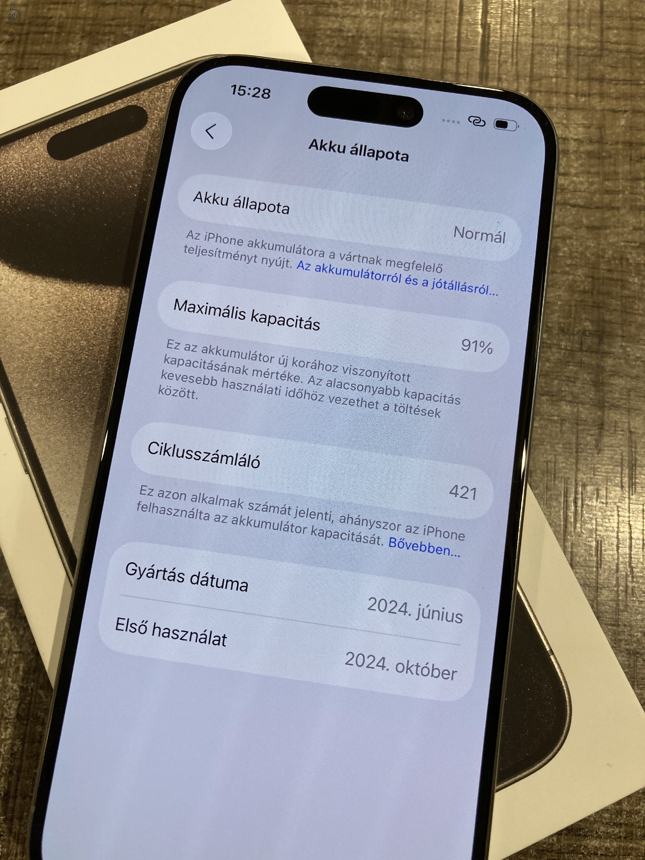 Apple iPhone 15 Pro 128GB