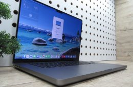 Apple MacBook Pro 16 (2021, M1 Pro) – Liquid Retina XDR, ProMotion 120 Hz – 16 GB RAM / 1 TB SSD – Használt, karcmentes – 94% akku (125 ciklus) – 3 hónap garancia