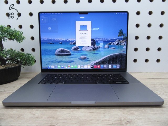 Apple MacBook Pro 16 (2021, M1 Pro) – Liquid Retina XDR, ProMotion 120 Hz – 16 GB RAM / 1 TB SSD – Használt, karcmentes – 94% akku (125 ciklus) – 3 hónap garancia